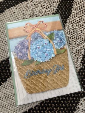 🆕Papyrus “Birthday Girl” Floral Greeting Card